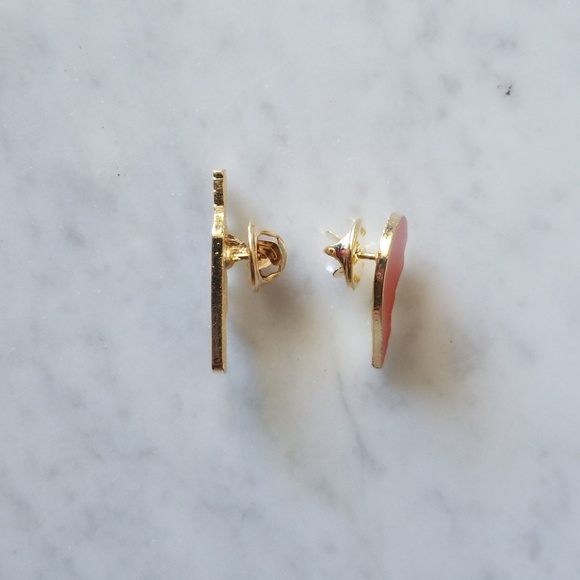 2 pc Broken Heart Wine Bottle Pin Set - Picture 2 of 5